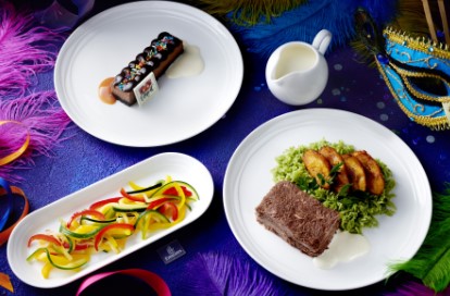 Emirates lança menu especial de Carnaval em voos entre Brasil e Dubai